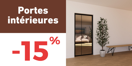 Portes int&eacute;rieures : -15%