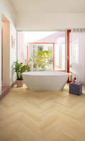 Parquet stratifié Quick-Step Impressive Design - Chevron chêne gingembre 8246