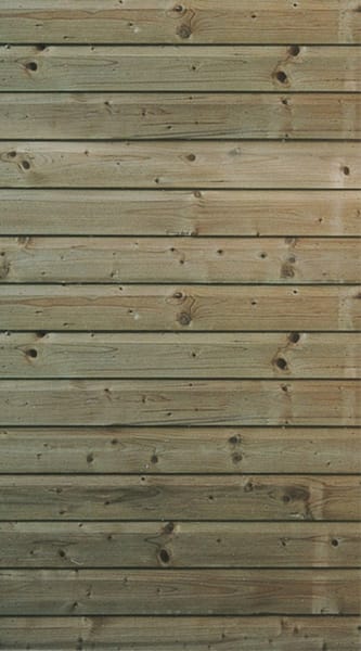 Porte de jardin en bois planches à clin 1m80 x 1m