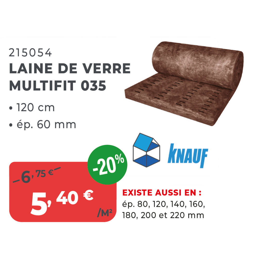 Laine de verre multifit 035
