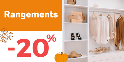 Rangements : -20%
