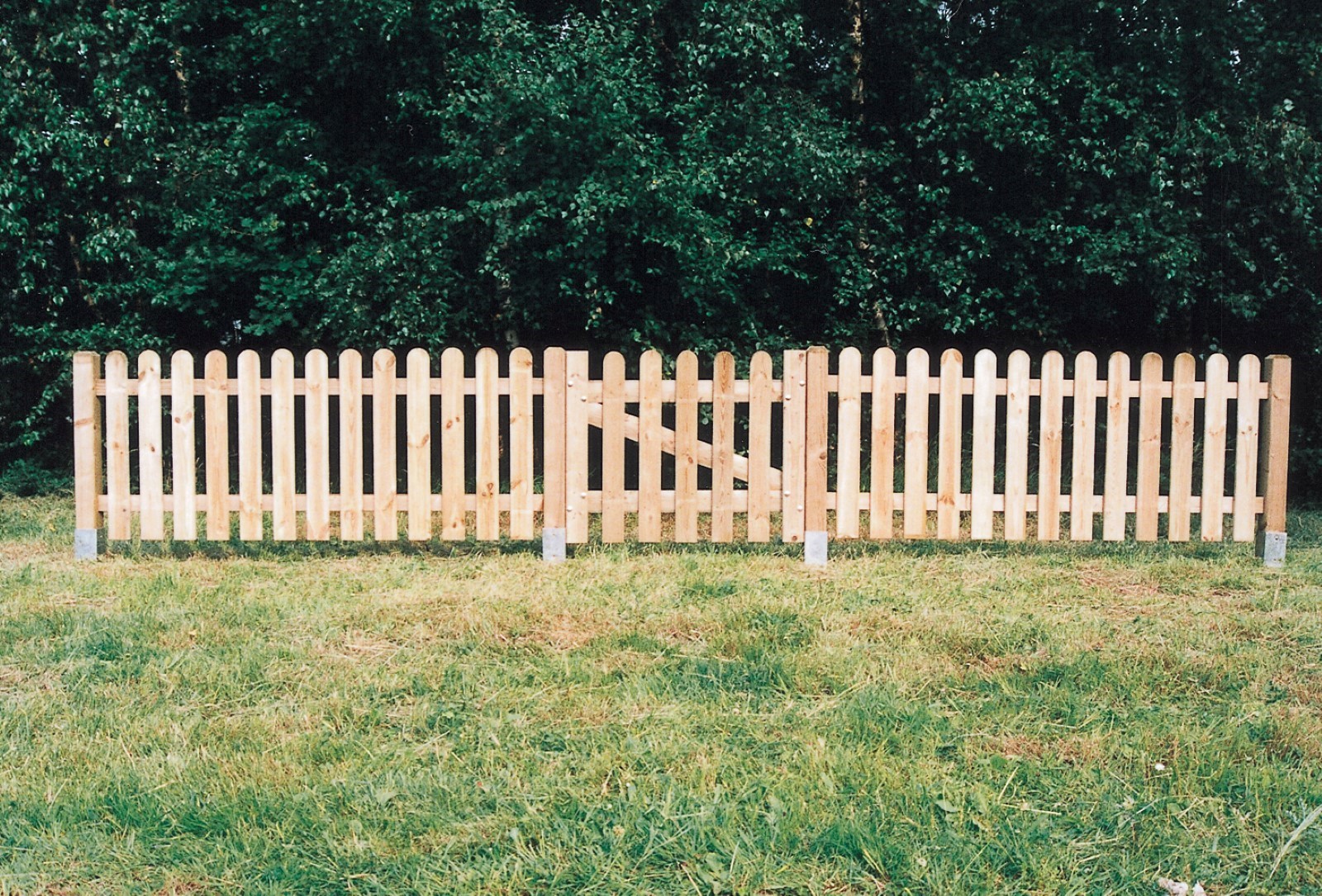 Clôture bois jardin Amboise