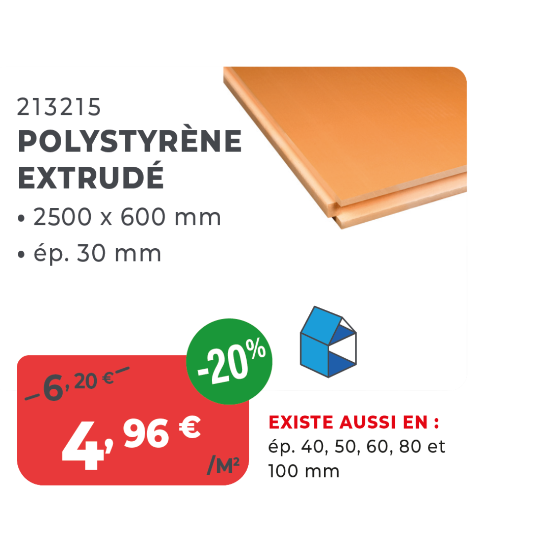 Polystyrène extrudé