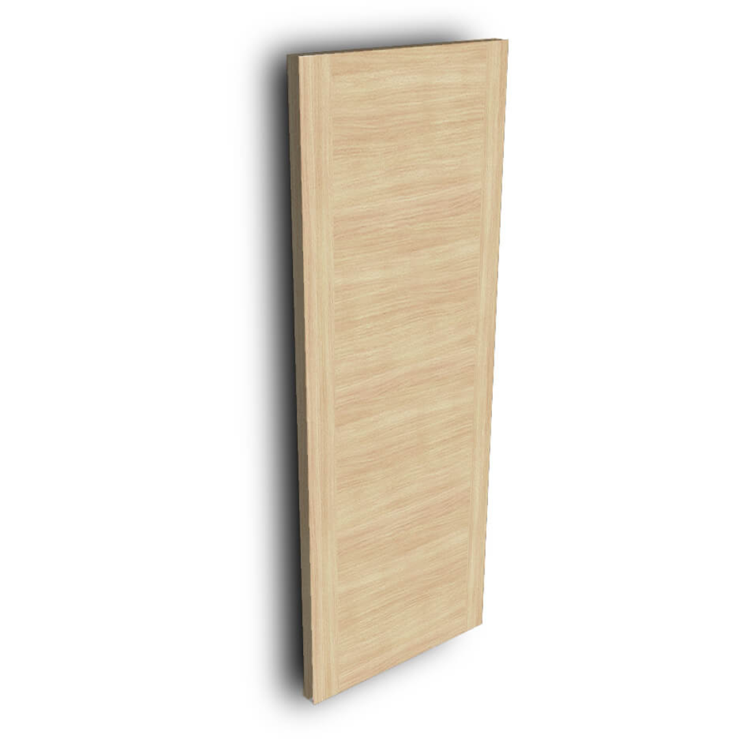 Porte plane plaquée chêne mixte déco
