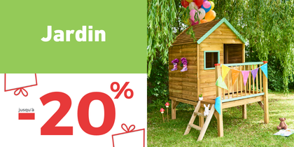 Jardin : jusqu'&agrave; -20%