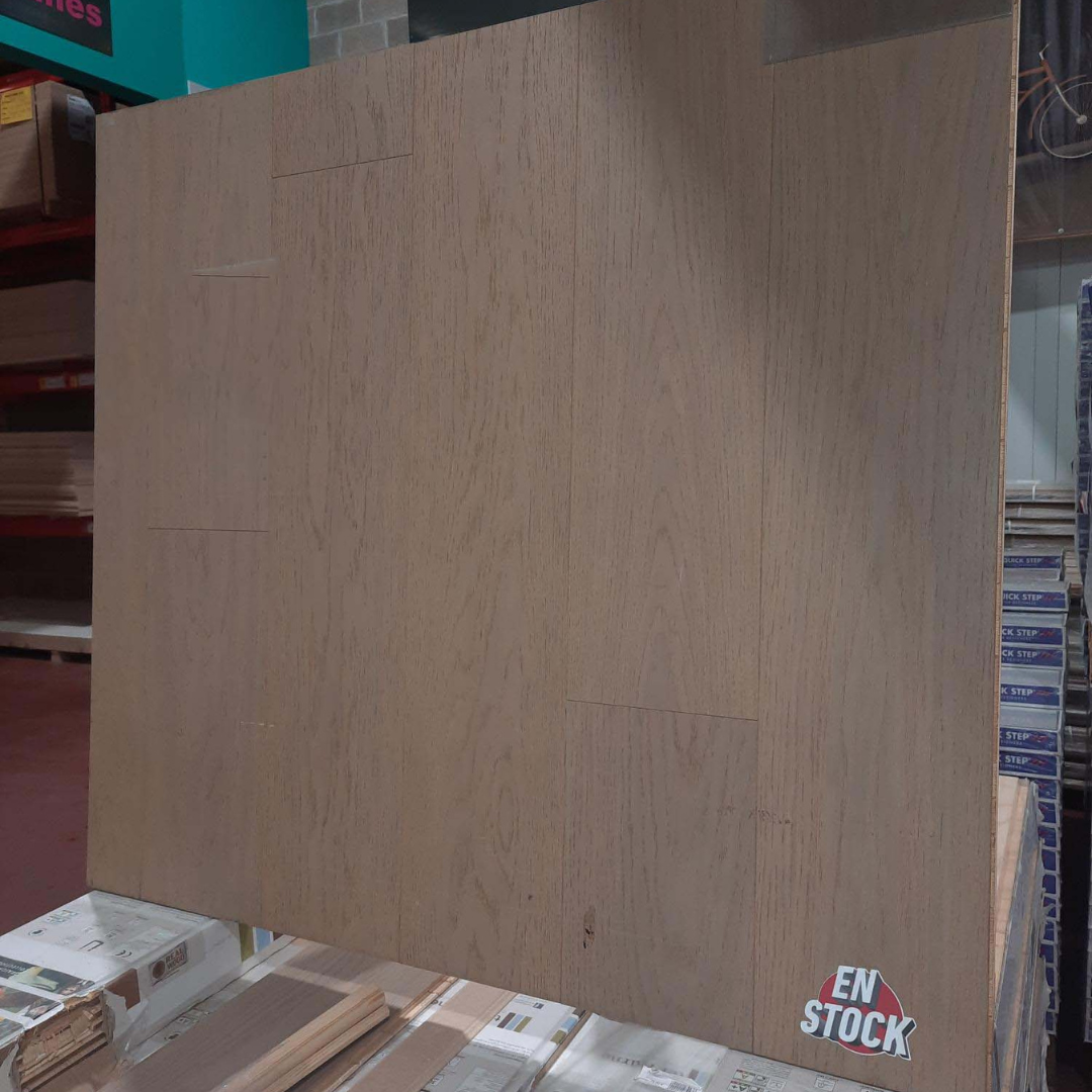 Parquet semi-massif Terhurne chêne équilibré verni mat gris soft 1587