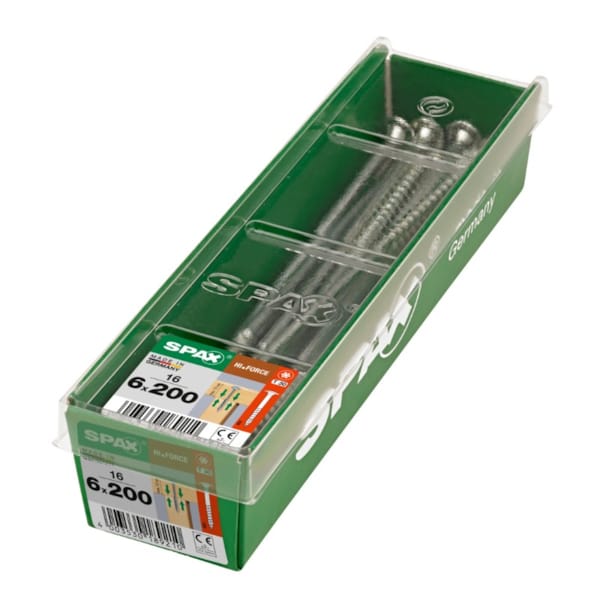 SPAX vis HI.FORCE WIROX - 6x200 L (bte 16 pces)