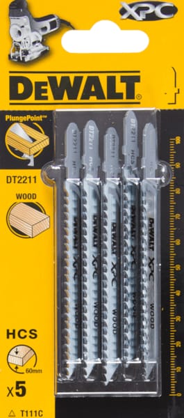Stanley 5 Lames Scie XPC HCS 100x8x60 mm - T111C