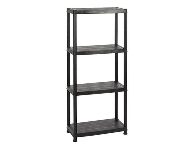 Etagere plastique - Noir - 130x61x30,5 cm