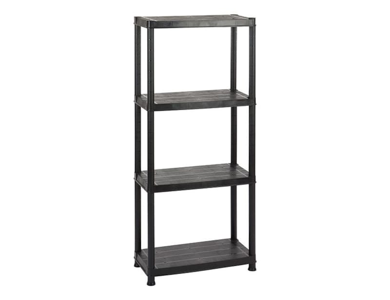 Etagere plastique - Noir - 130x61x30,5 cm