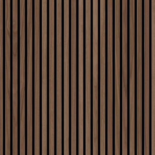 Lambris acoustique Ter Hürne SilentDesign noyer trent nature 1 face - 21 x 520 x 3000 mm