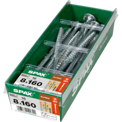 SPAX vis HI.FORCE WIROX - 8x160 STK (bte 16 pces)