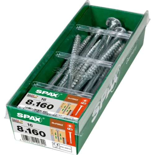 SPAX vis HI.FORCE WIROX - 8x160 STK (bte 16 pces)