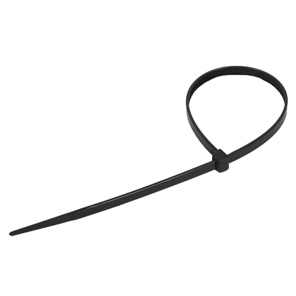 Collier de câblage SMART - 2,5 x 100/noir (sachet 100 pces)