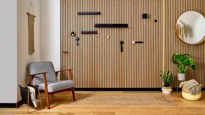 Ter Hürne SilentDesign LivingWall - Dolf - Bouton en plastique noir
