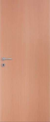 Porte plane plaquée hêtre âme pleine vertical - 2015 x 880 mm