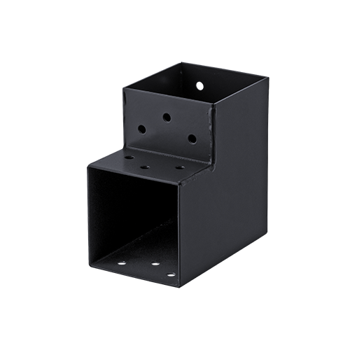 Suki connecteur 91 x 91 mm en L angle 90° pour poteau bois 90 x 90 mm