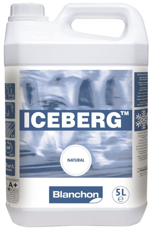 Blanchon Vitrificateur parquet Iceberg - Natural - 5l