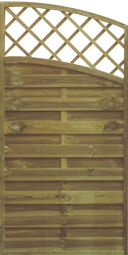 Paroi décorative treillis convexe 0,90 m x 1m62/1m80