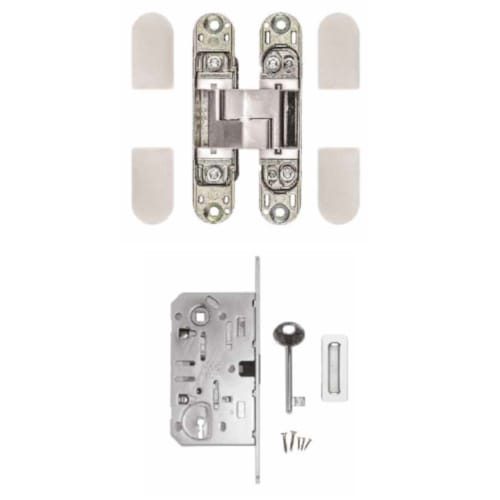 Kit quincailleries block fast door - inox