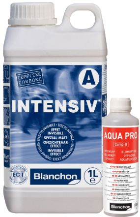 Blanchon Vitrificateur parquet Intensiv + Durcisseur Aqua pro - 1 L - Satiné
