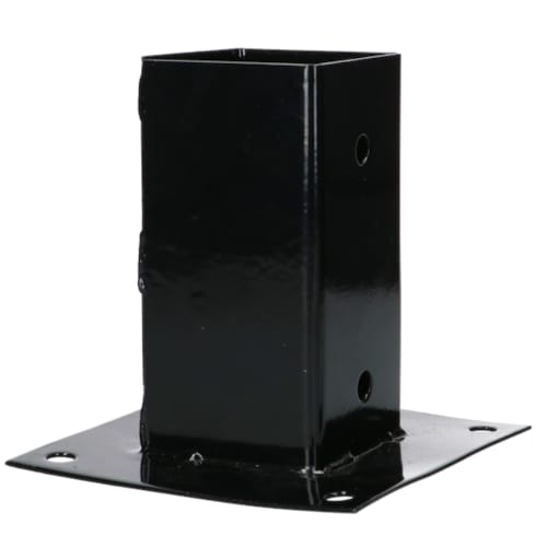 Support piquet avec patte - 91 x 150 mm BlackTop
