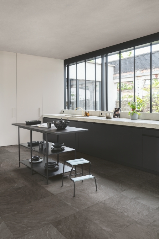 Parquet stratifié Quick-Step Muse - Ardoise grise 5493 - 8 x 396 x 1200 mm