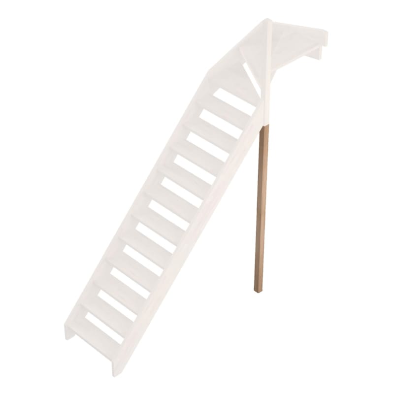 Provence - Chêne poteau pour 1/4 tournant haut A/T