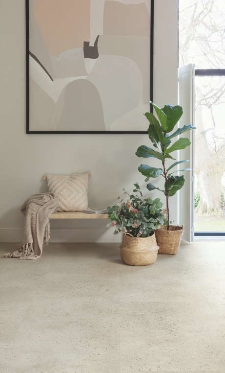 Quick-Step vinyle Livyn Alpha Vinyl Illume - Béton huître 40275 - 6 x 428 x 856 mm