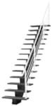 Gomera - Escalier droit - Strip alu