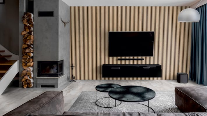 Lambris acoustique Ter Hürne SilentDesign chêne ebro 1 face + 2 côtés - 21 x 520 x 2400 mm