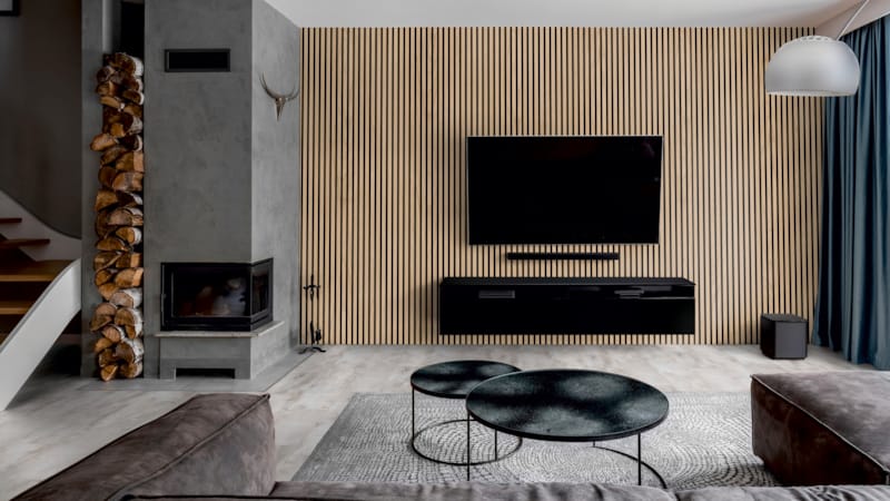 Lambris acoustique Ter Hürne SilentDesign chêne ebro 1 face + 2 côtés - 21 x 520 x 2400 mm