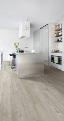 Parquet stratifié Quick-Step Impressive - Chêne tendre gris 3558 - 8 x 190 x 1380 mm