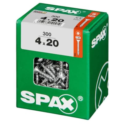 SPAX vis T-STAR+ WIROX - 4x20 L (boite 300 pces)