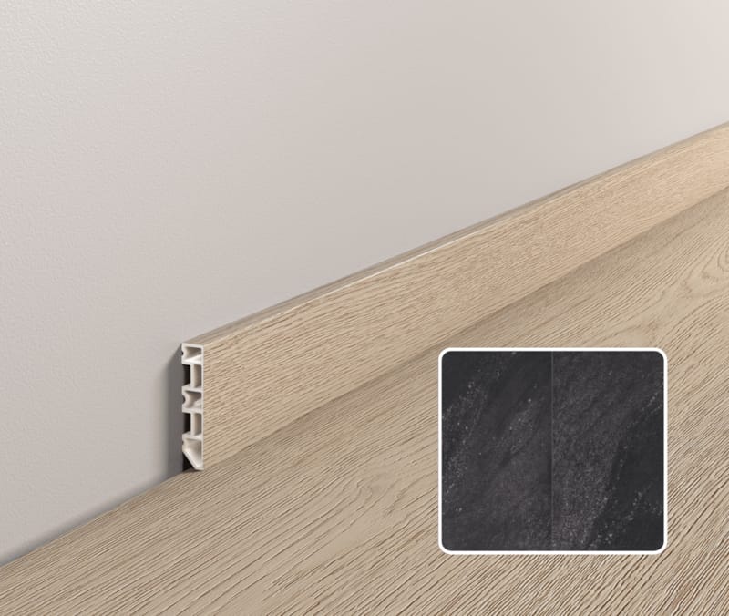 Plinthe moderne Coretec ESSENTIALS - Vela - 31854 - 13 x 58 x 2400 mm