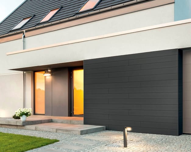 Dumaclin Bardage 185 mm Laqué Anthracite - Raccord Click Intégré