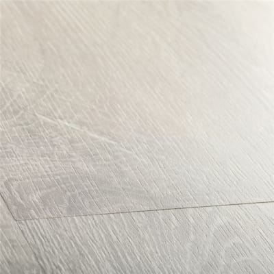 Parquet stratifié Quick-Step Classic - Chêne vieilli patiné blanc 1653 - 8 x 190 x 1200 mm