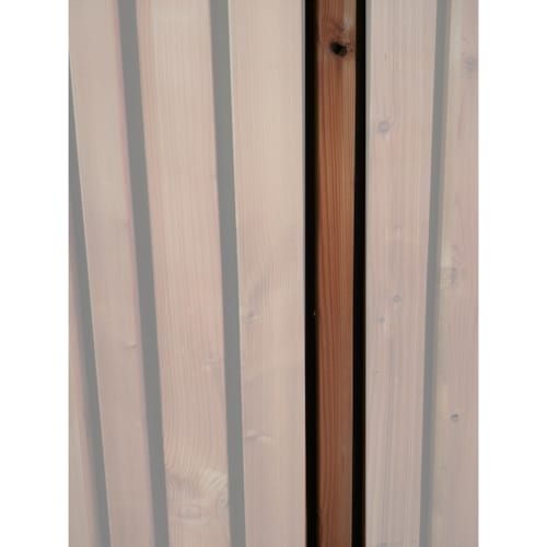 Bardage sapin thermo - Latte coins cassés - 18 x 40 x 3000 mm