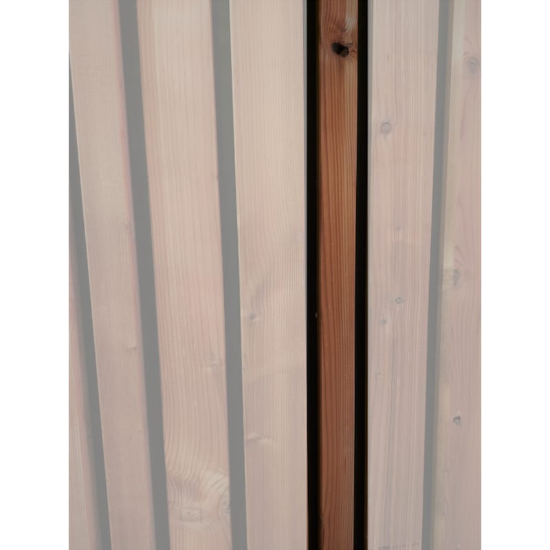 Bardage sapin thermo - Latte coins cassés - 18 x 40 x 3000 mm