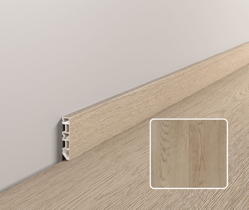 Plinthe moderne Coretec ESSENTIALS - Baltimore Oak - 31277 - 13 x 58 x 2400 mm