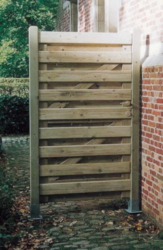 Porte de jardin en bois Luxor 1m80 x 1m