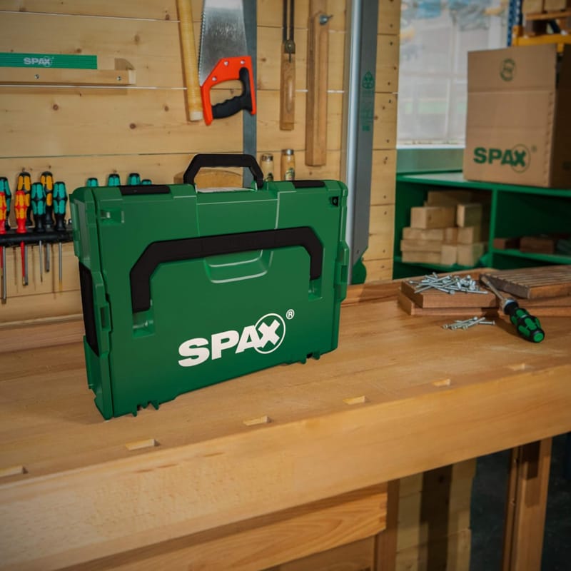 SPAX L-BOXX WIROX garni - Coffret assortiment de vis