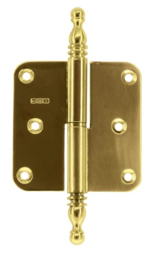 Paumelle - Vase titanium 80 x 80 (laiton) - Gauche