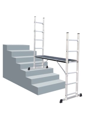 Echafaudage transformable