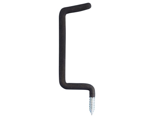 Crochet à vis gainé - 20 cm