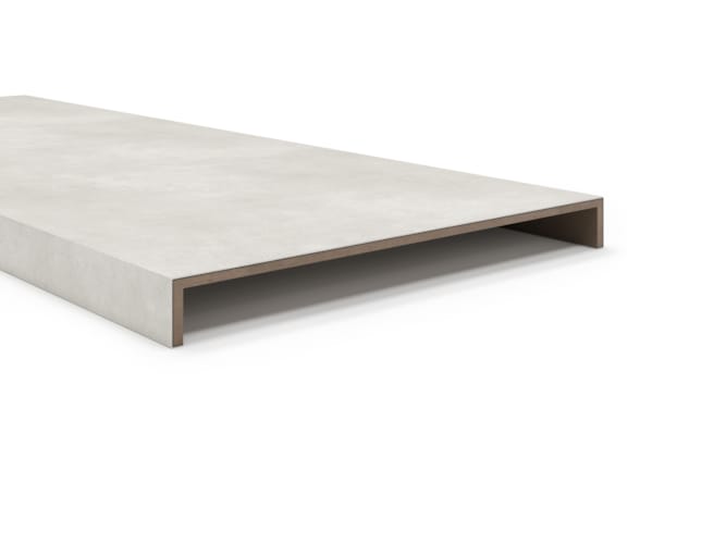 Marche double XXL - Maestro Steps Solid - Moon grey - 56 x 550 x 1500 mm