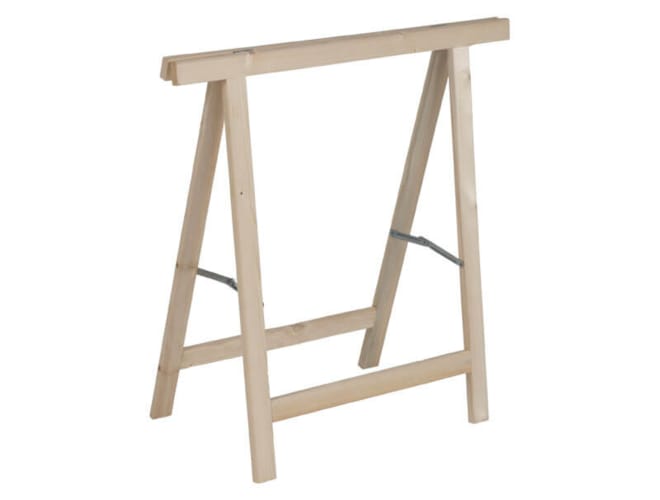 Tréteau sapin (section 42x18 mm) 750x750 mm - Max 80 kg