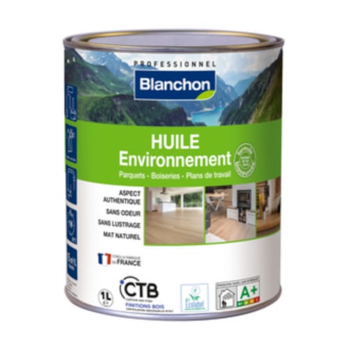 Blanchon Huile Environnement - 1 L - Bois brut