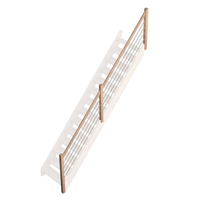 Provence - Chêne rampe traditionnelle "G"