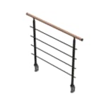 Biax - Garde-corps étage alu - 120 cm